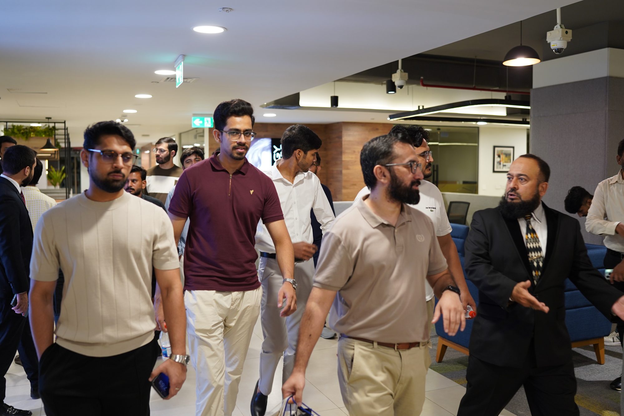Attendees arriving together at a Reality Cheque meetup